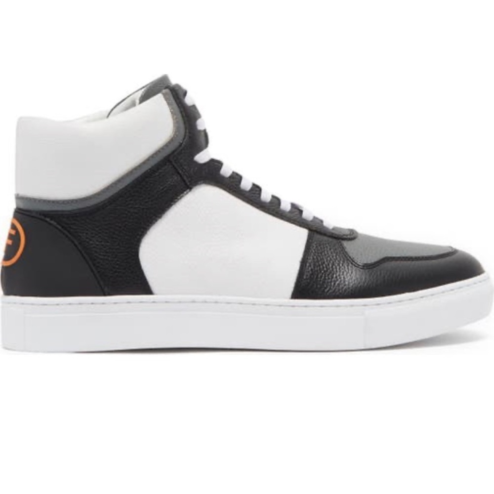 French Connection Jump Colorblock Leather High Top Sneaker (Men) - Picture 6 of 13